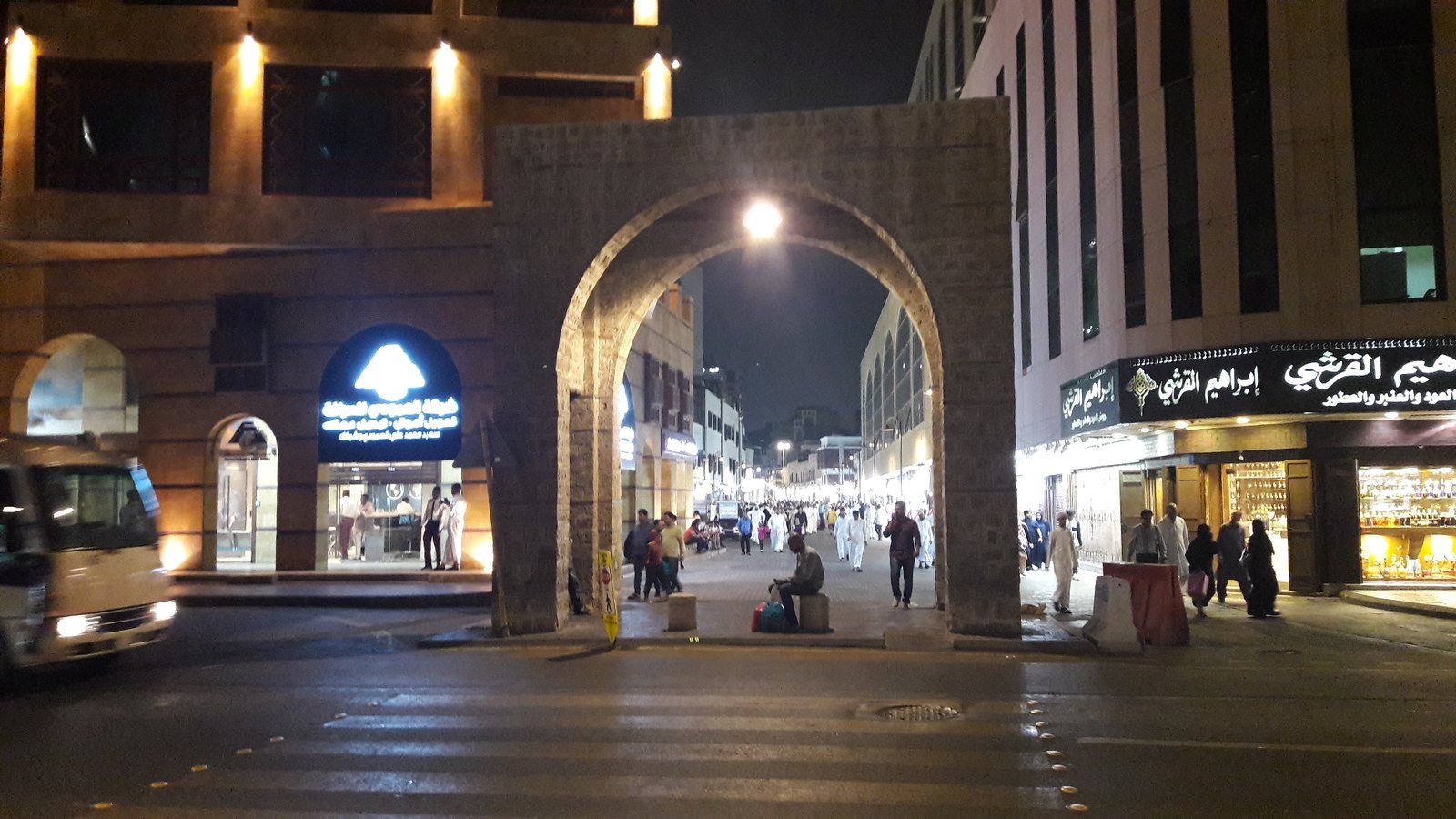 مشهد من مباني البلد في جدة التاريخية